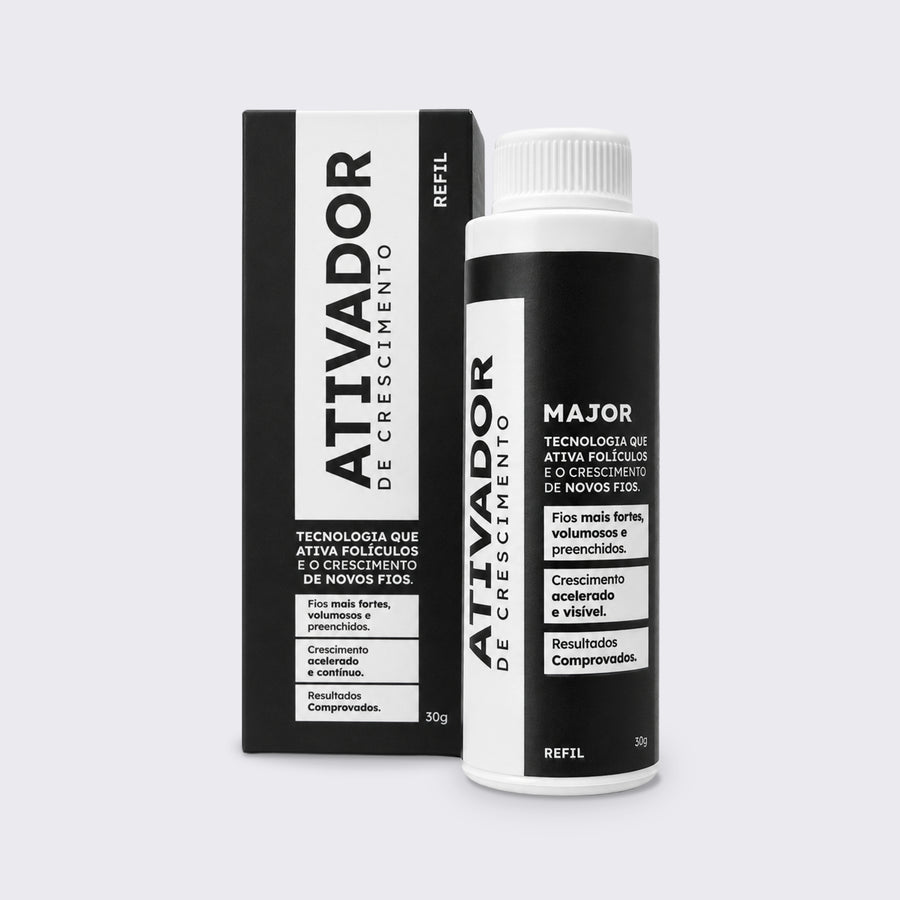 Ativador de Crescimento - Tópico para Barba e Cabelo - REFIL