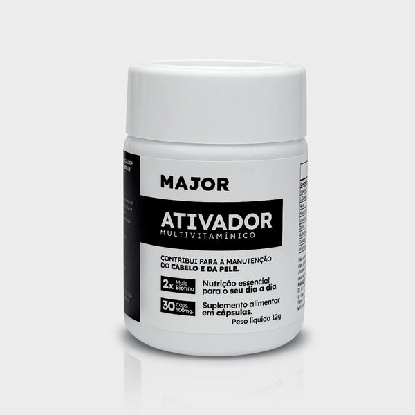 Ativador Major com Biotina – Crescimento de Barba e Cabelo