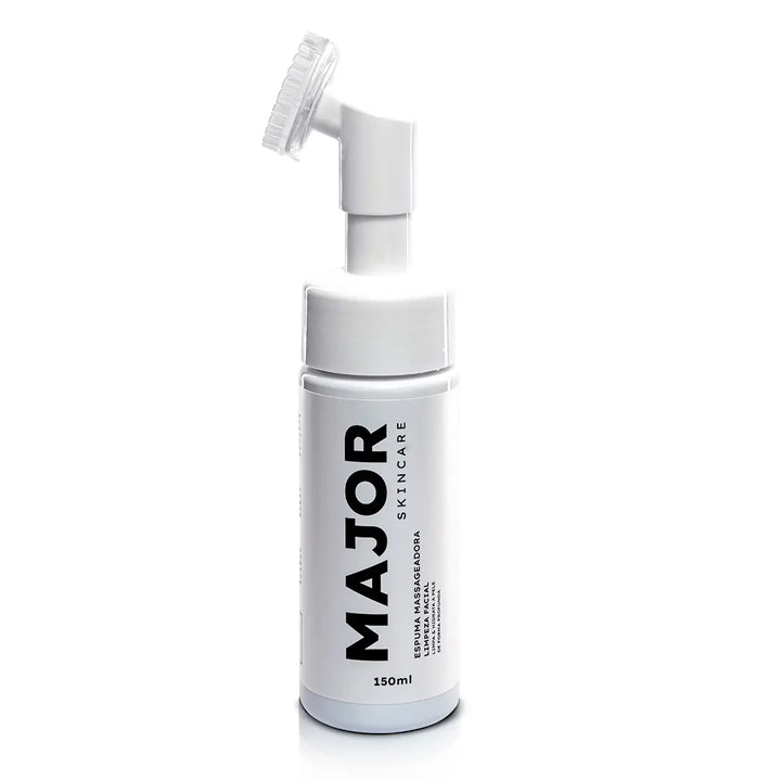 Espuma de limpeza facial Major com escova massageadora 150ml