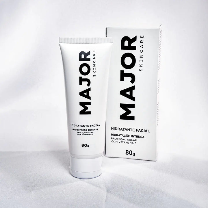 Hidratante facial Major com caixa – proteção solar e vitamina C