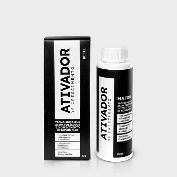 REFIL Ativador de crescimento de barba e cabelo com Biotina